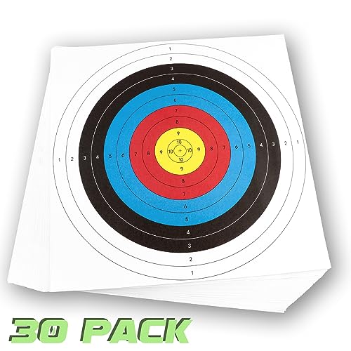 Highwild Archery Targets - 16x16in - 10 Ring - 30 Pack