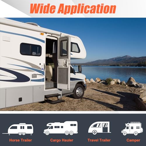 Siasky Black RV Door Lock with Paddle Deadbolt