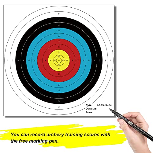 30pcs Archery Targets for Hunting & Target Practice, 16x16