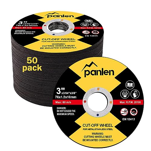50 PCS 3" Cutting Disc for Metal & Stainless