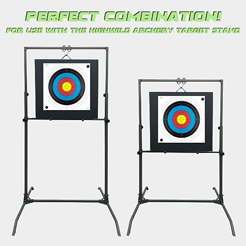 Highwild Archery Targets - 16x16in - 10 Ring - 30 Pack