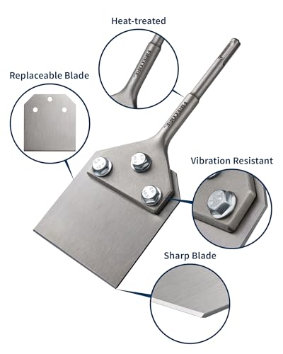 Firecore SDS Plus Floor Scraper with Replacement Blades