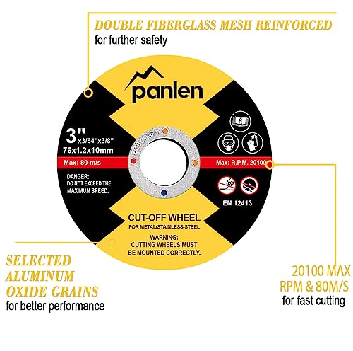 50 PCS 3" Cutting Disc for Metal & Stainless