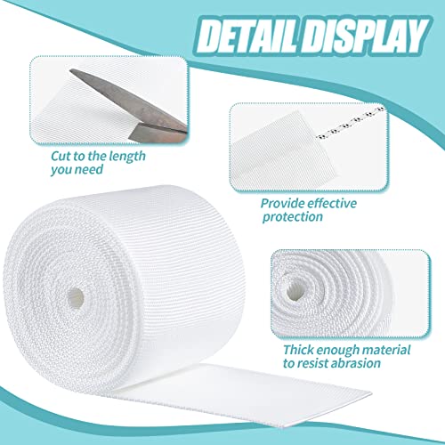 Woanger Anti-Chafe Boat Line Chafe Guards, 10ft, White