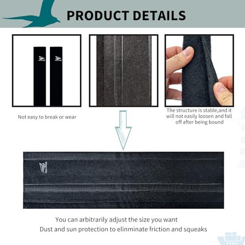 XIALUO VIP 4 Pack Dock Line Chafe Guard