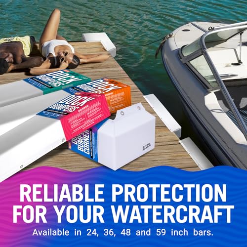 Soft White Boat Dock Corner Bumpers with Screws