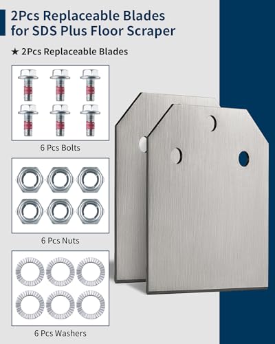 Firecore SDS Plus Floor Scraper with Replacement Blades
