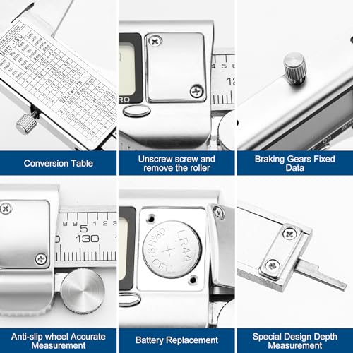 QDXMD 6" Stainless Steel Digital Vernier Caliper Micrometer