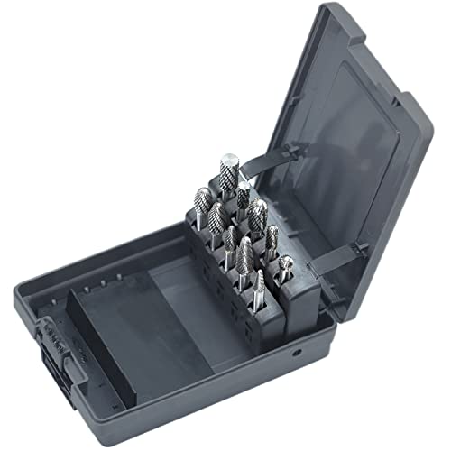 10pcs Carbide Burrs Set for Precision Metal Carving