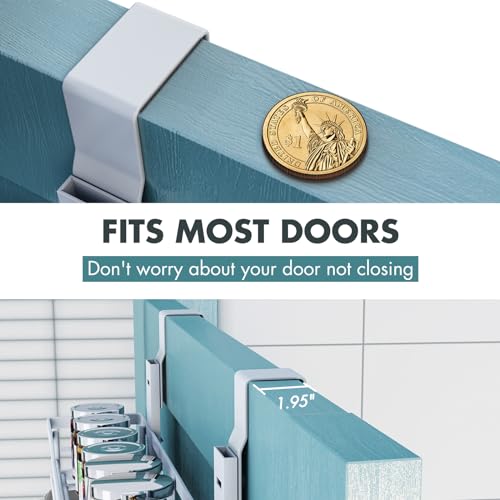 9-Tier Eastherry Over The Door Pantry Organizer (White)