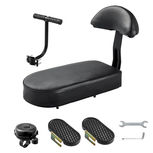 Zacro Kids Bike Seat with Backrest and Pedals