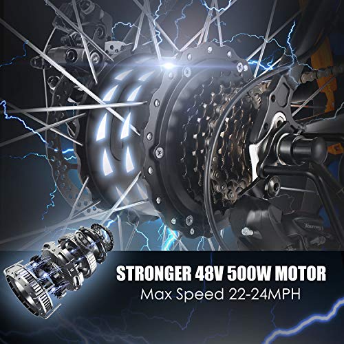 ANCHEER Electric Mountain Bike with 7-Speed E-Bike