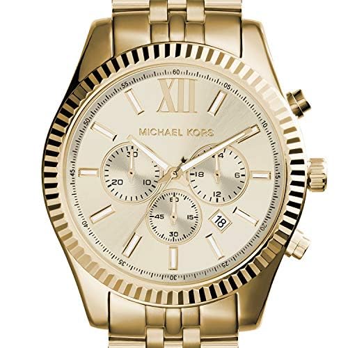 Michael Kors Gold-Tone Men's Watch Lexington Chronograph MK8281