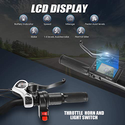 ANCHEER Electric Mountain Bike with 7-Speed E-Bike