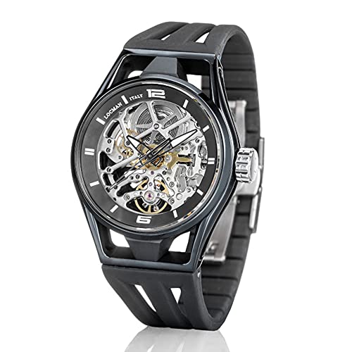 Montecristo Black Locman Skeleton Automatic Men's Watch