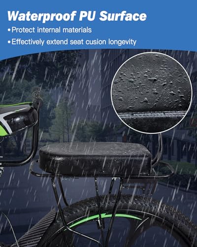 Zacro Kids Bike Seat with Backrest and Pedals