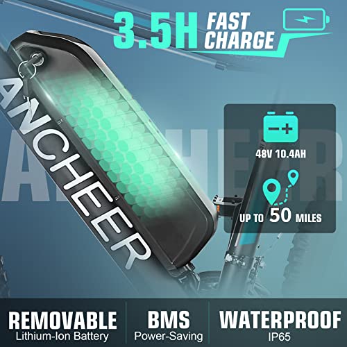 ANCHEER 500W 26" Electric Mountain Bike, VIP Smart Shopper