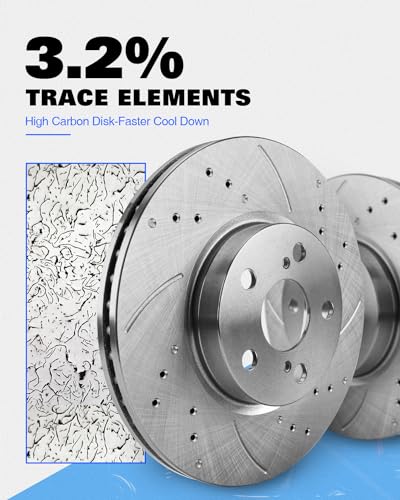 VIP Front Brakes & Rotors Kit for Hyundai