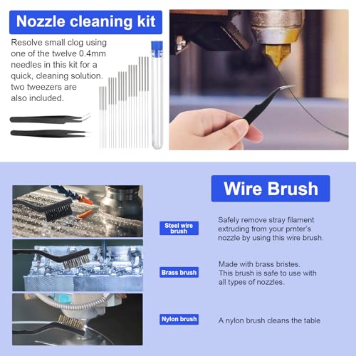 3D Printer Tools Kit with 55 Accessories