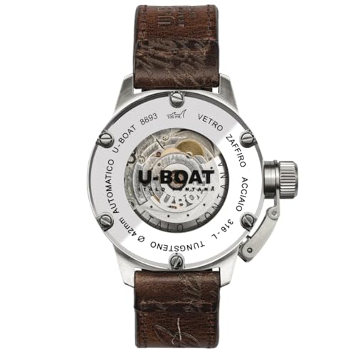 U-Boat 8893 Classico Tungsten BK Men's Watch