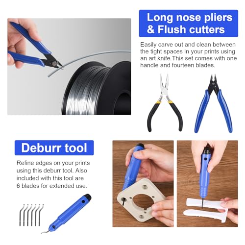 3D Printer Tools Kit with 55 Accessories