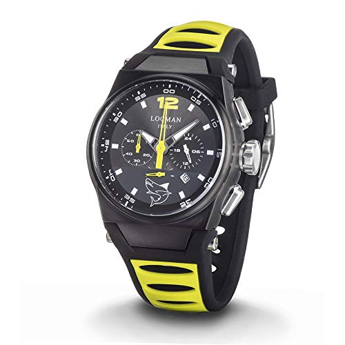 VIP Watch Locman Man with Black Gray Leather Strap