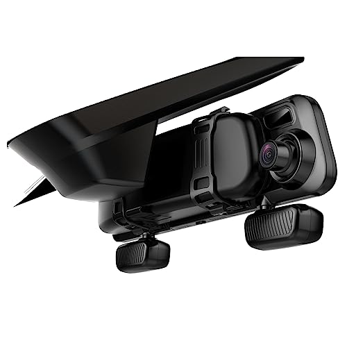 PRUVEEO12'' Mirror Dash Cam 4 Channel VIP Set