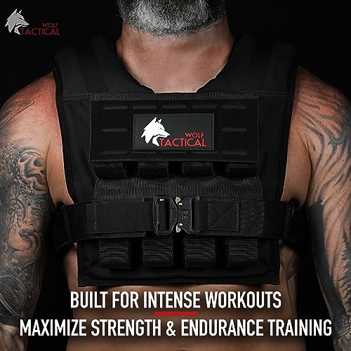 WOLF TACTICAL Weighted Training Vest for Men