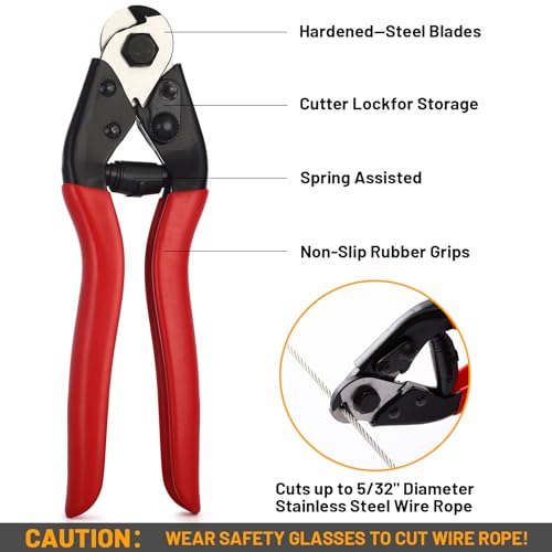 Stainless Steel Cable with Cutter for Deck Railing