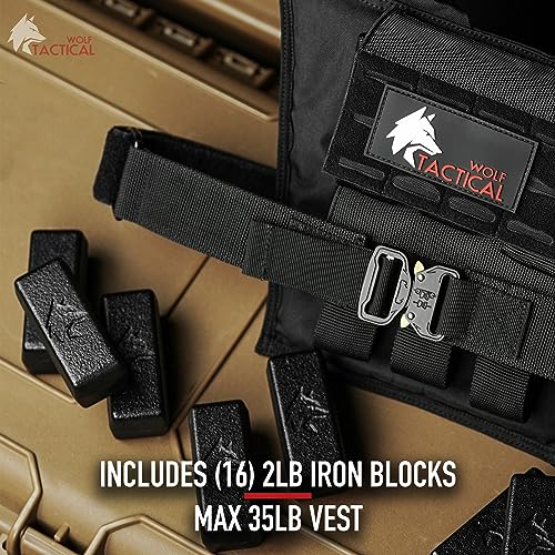 WOLF TACTICAL Weighted Training Vest for Men