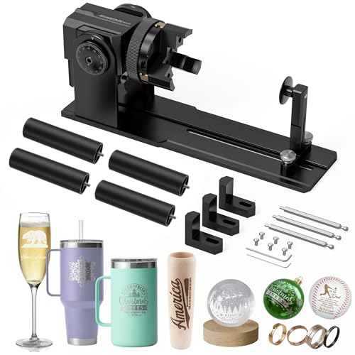 ATOMSTACK R1 V2 Laser Rotary Jaw Chuck Rotation