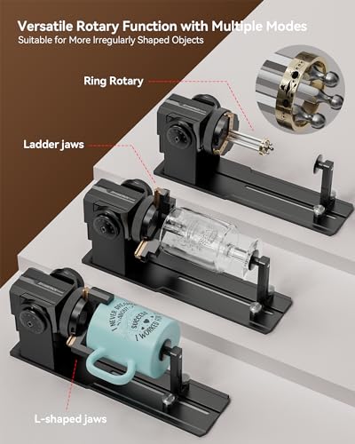 ATOMSTACK R1 V2 Laser Rotary Jaw Chuck Rotation