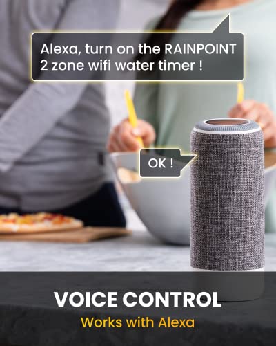 WiFi Smart Sprinkler Timer for Garden with Alexa