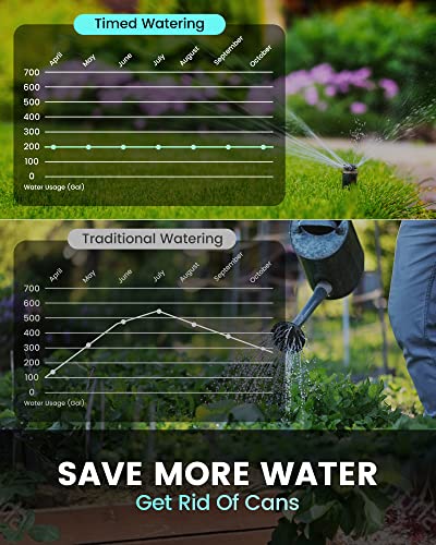 RAINPOINT Sprinkler Timer 2 Outlet for Yard VIP