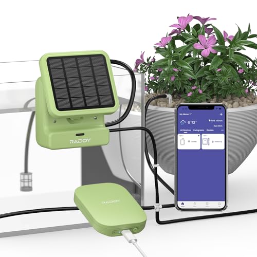 Raddy WS-2 Wi-Fi Solar Drip Irrigation System, Smart Hub