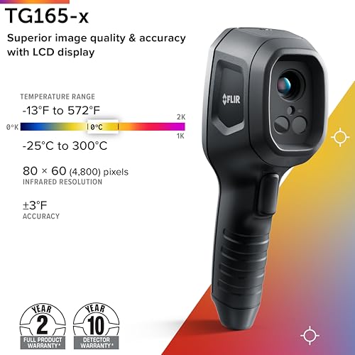 FLIR TG165-X Thermal Imaging Camera with Bullseye Laser: VIP Smart Shopper's Choice