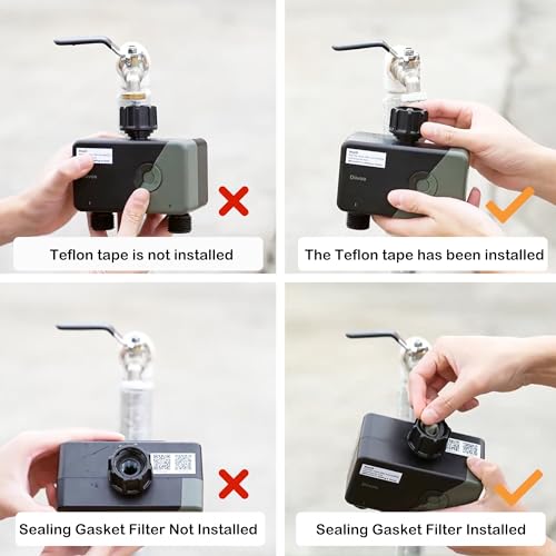 Diivoo WiFi Sprinkler Timer 2 Zone VIP Garden Controller