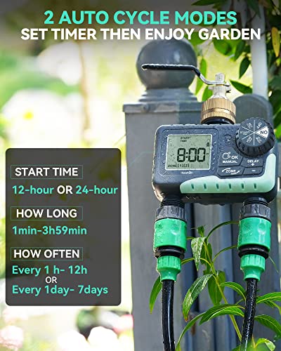 Smart Garden Hose Timer with Brass Swivel - VIP