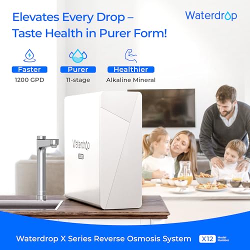 Waterdrop X12 Reverse Osmosis System, NSF/ANSI 58 & 372 Certified
