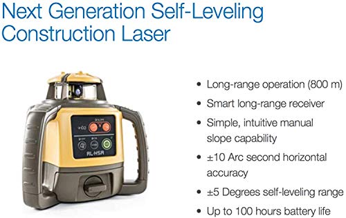 Topcon RL-H5A Rotary Laser with Bonus Field Book