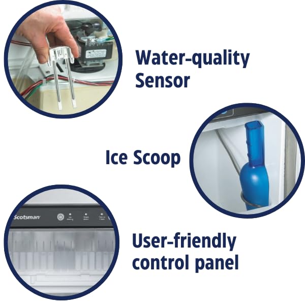 Scotsman CU50PA Undercounter Gourmet Ice Maker with Pump