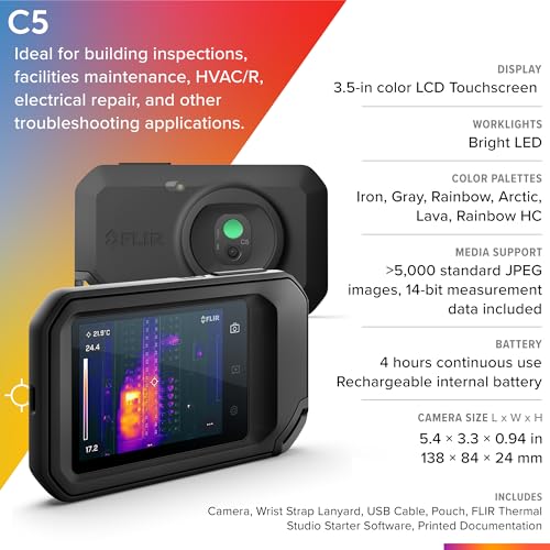 FLIR C5 Thermal Imaging Camera with Wi-Fi - VIP Smart Shopper