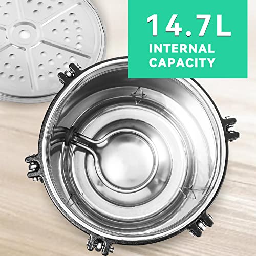 19 Quart High Pressure Steam Autoclave for VIP