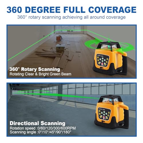 Iglobalbuy Green Laser Self Leveling Kit with Remote