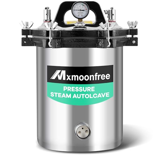 Mxmoonfree 12L Portable Lab Autoclave for VIPs