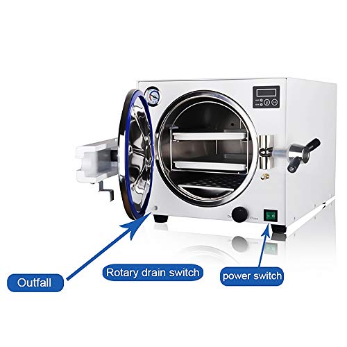EustomA 18L Autoclave Steam Pressure Lab Equipment