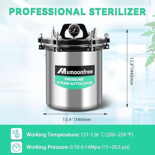 19 Quart High Pressure Steam Autoclave for VIP