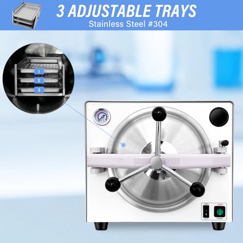 DACAT-RICHFU TR250M VIP Autoclave, 18L