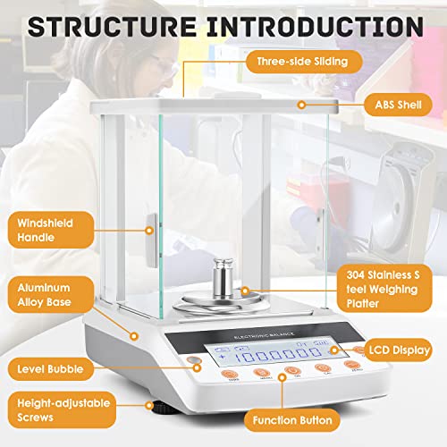 High Precision CE Certificated Lab Scale - 0.1mg