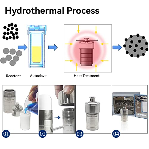 500ml Stainless Steel Hydrothermal Autoclave Reactor for Labs